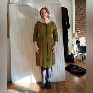 Green vintage dress